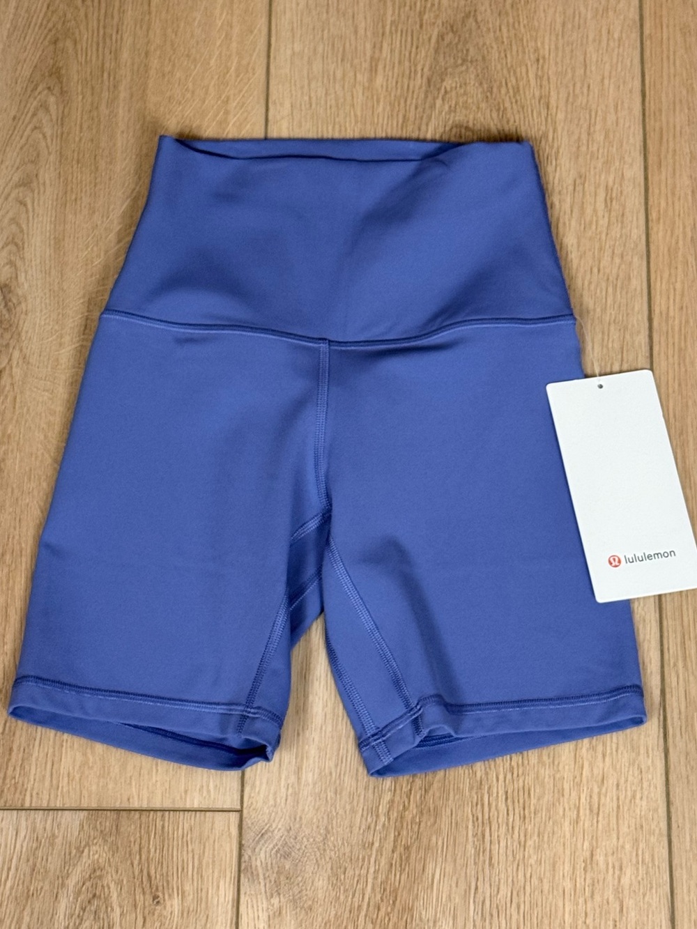 NWT Lululemon Align High Rise Yoga 6” Shorts Size 2 Oasis Blue